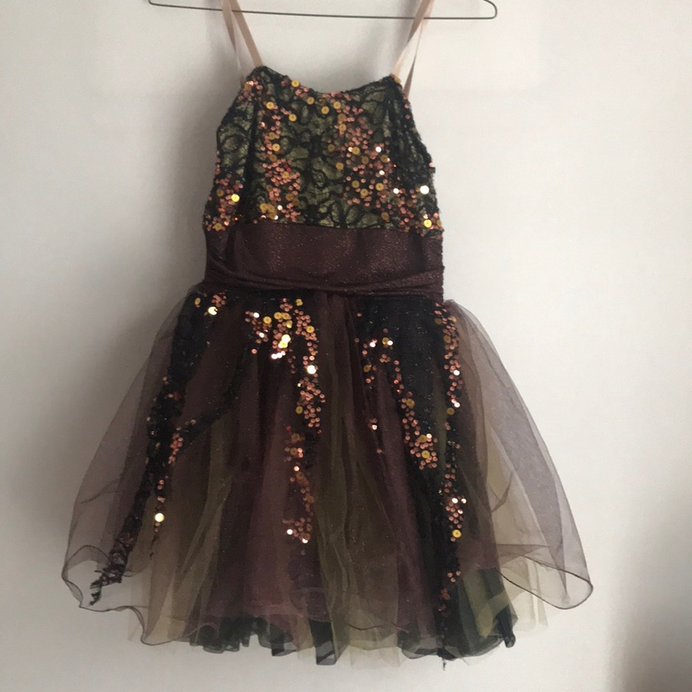 Green and Brown Dance Costume or Fairy Costume✨